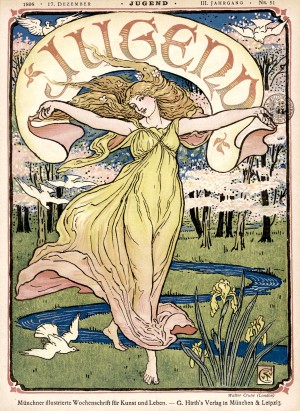 Jugend vintage poster 1898